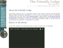 Tablet Screenshot of friendlylodge.com